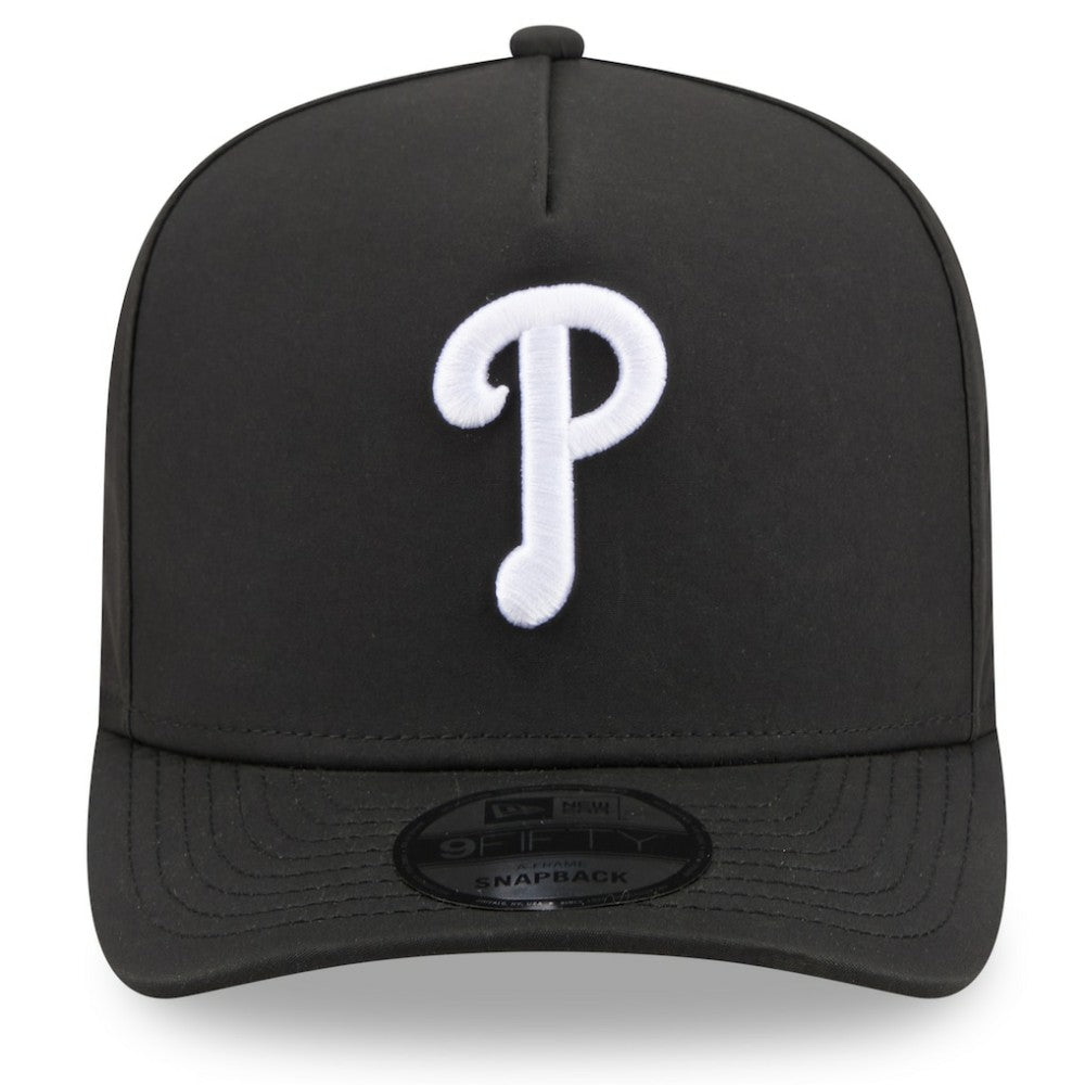 Philadelphia Phillies x GORE-TEX A-Frame 9FIFTY Adjustable Hat - Black | New Era