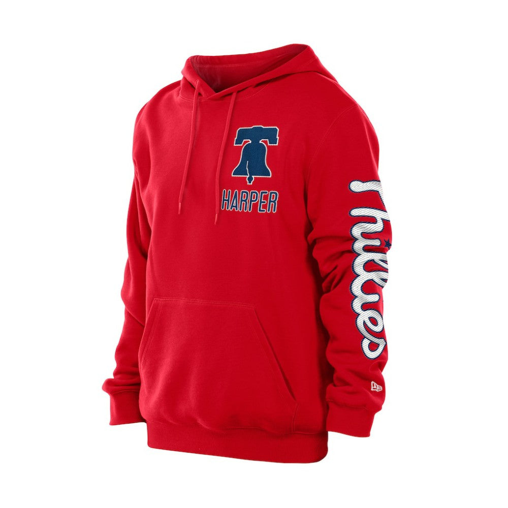 Bryce Harper Philadelphia Phillies Design Lab Pullover Hoodie - Red | New Era
