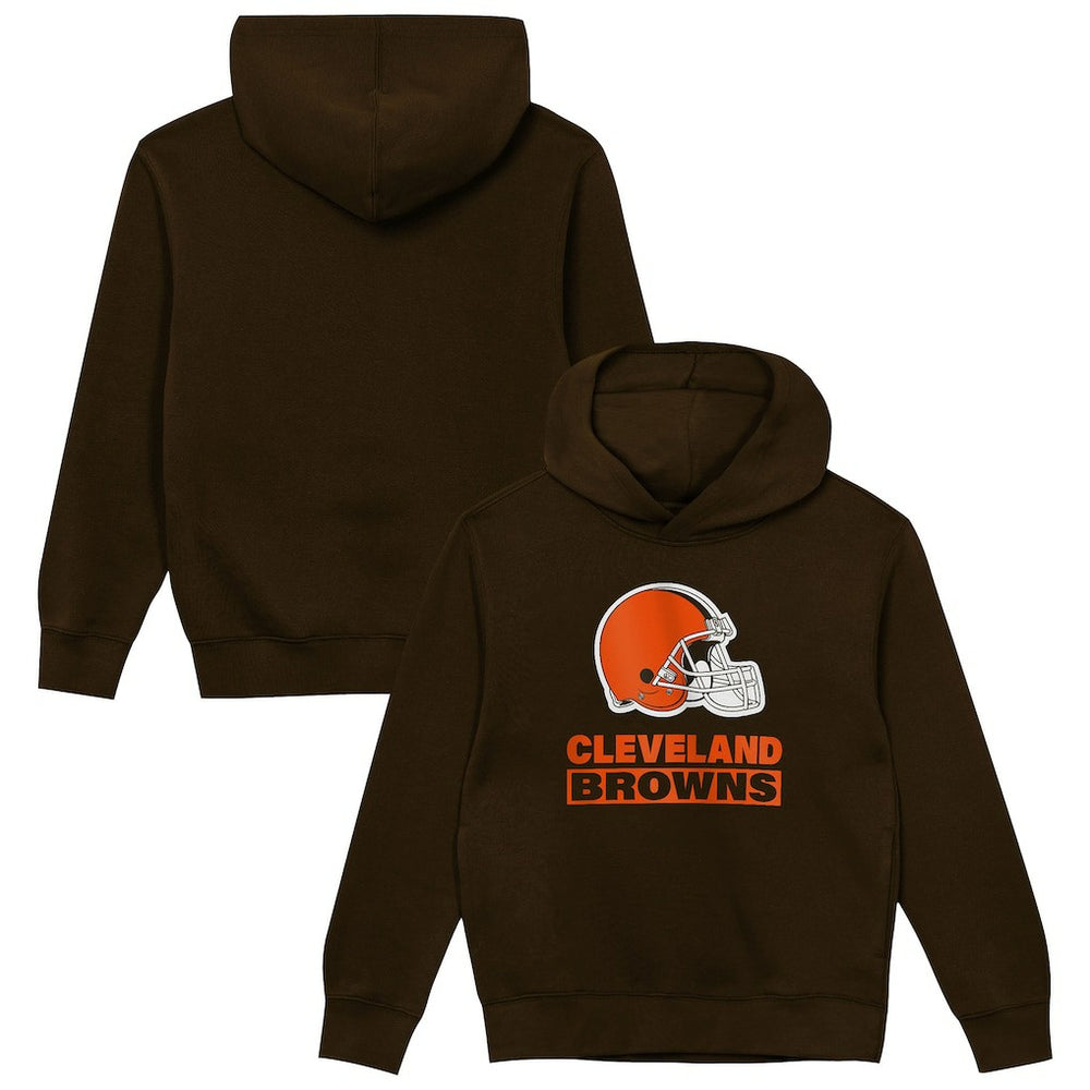 Cleveland Browns Outerstuff Preschool Back to Basics Hoodie - Brown for sale