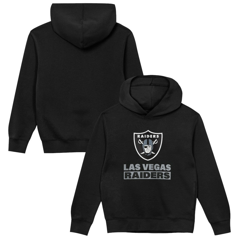 Las Vegas Raiders Outerstuff Preschool Back to Basics Hoodie - Black sale