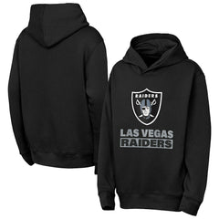 Las Vegas Raiders Outerstuff Youth Back to Basics Hoodie - Black on sale