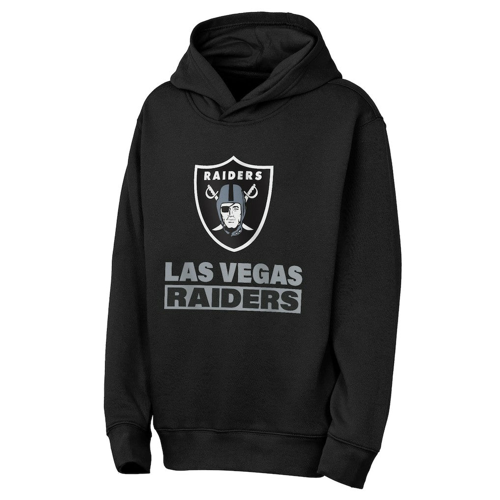 Las Vegas Raiders Outerstuff Youth Back to Basics Hoodie - Black on sale