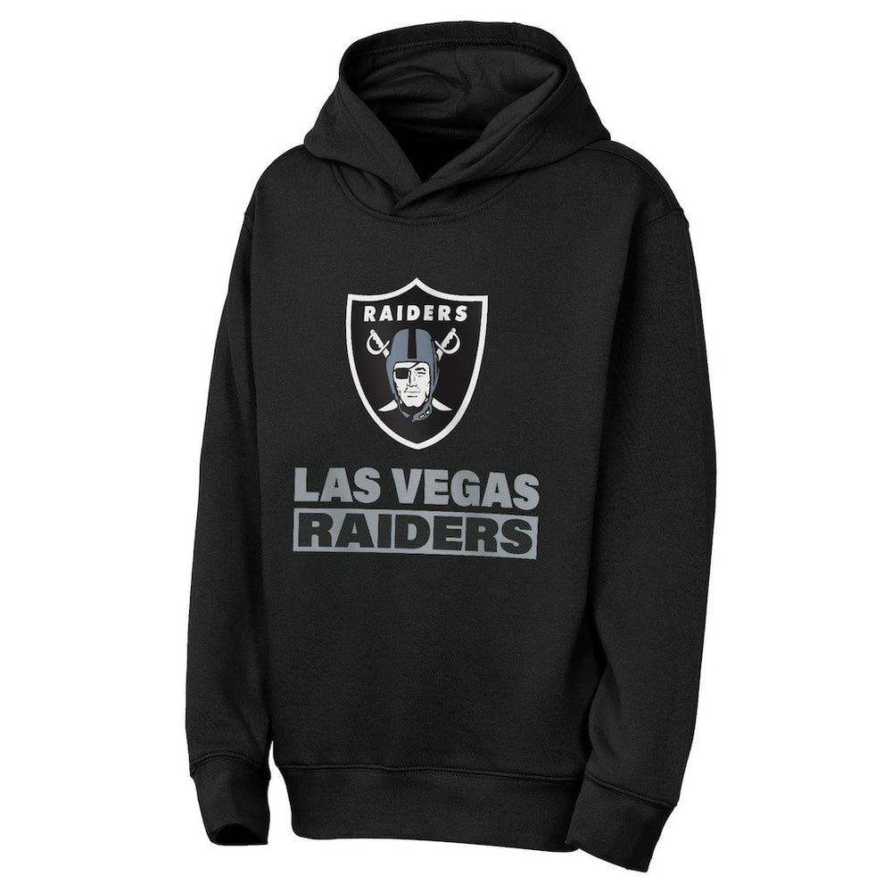 Las Vegas Raiders Outerstuff Youth Back to Basics Hoodie - Black on sale