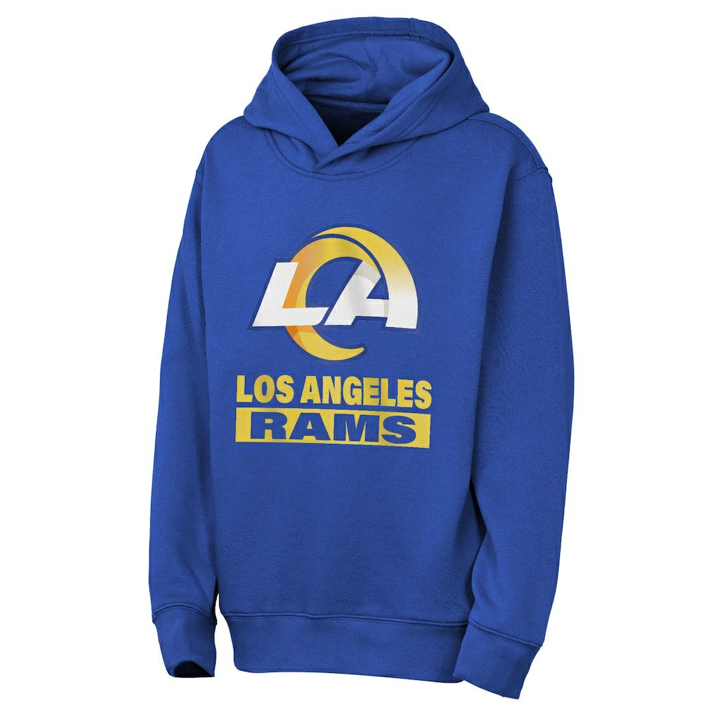 Los Angeles Rams Outerstuff Youth Back to Basics Hoodie - Royal cheap