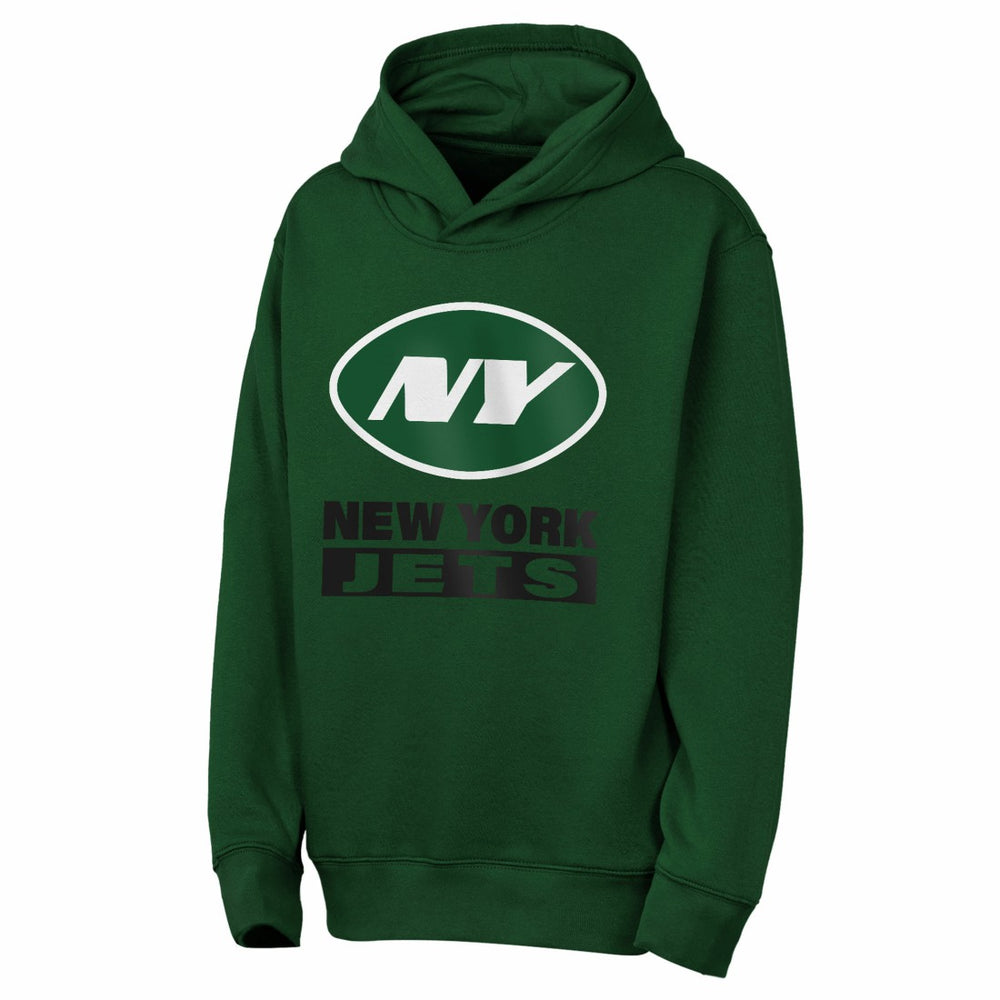 New York Jets Outerstuff Youth Back to Basics Hoodie - Green discount