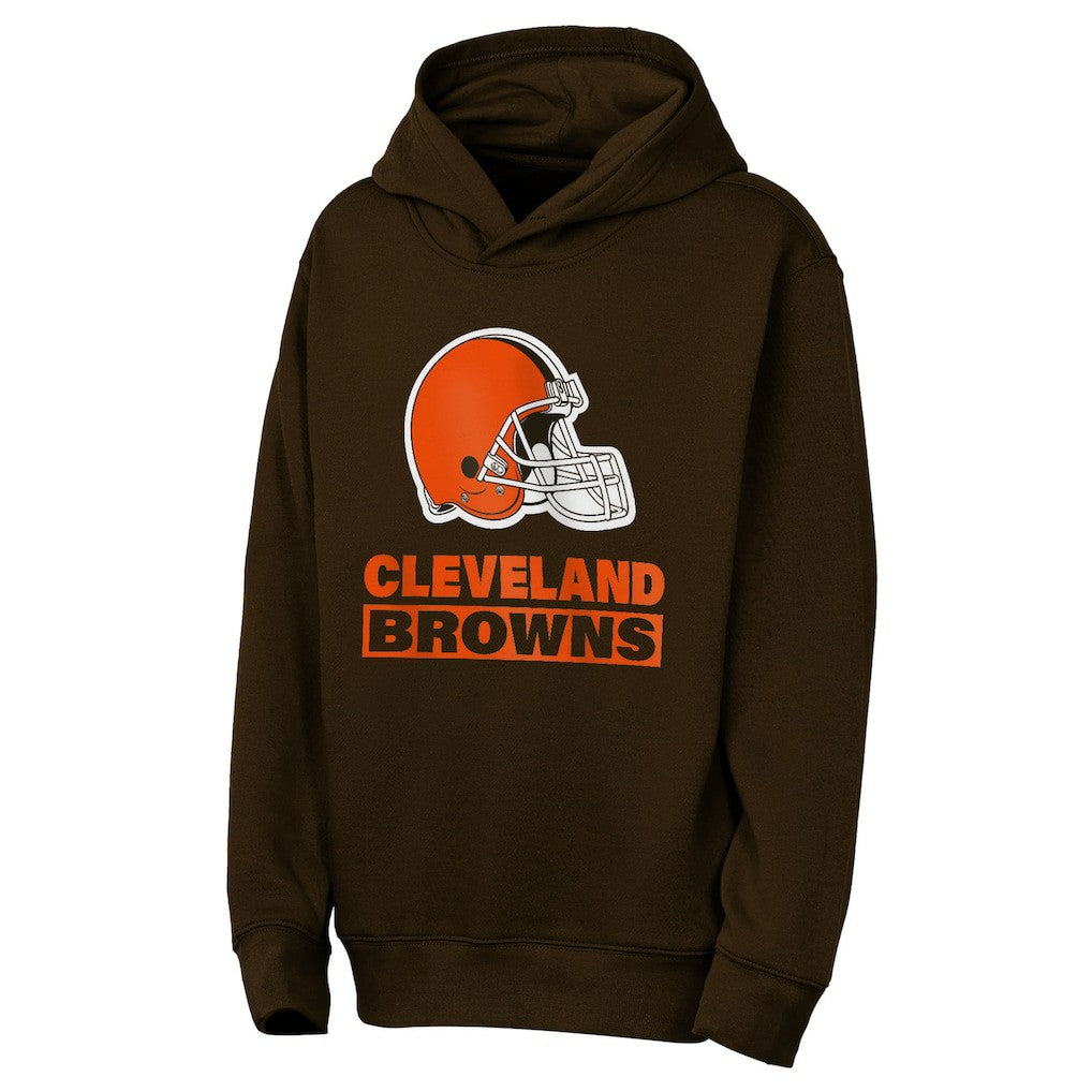Cleveland Browns Outerstuff Youth Back to Basics Hoodie - Brown outlet