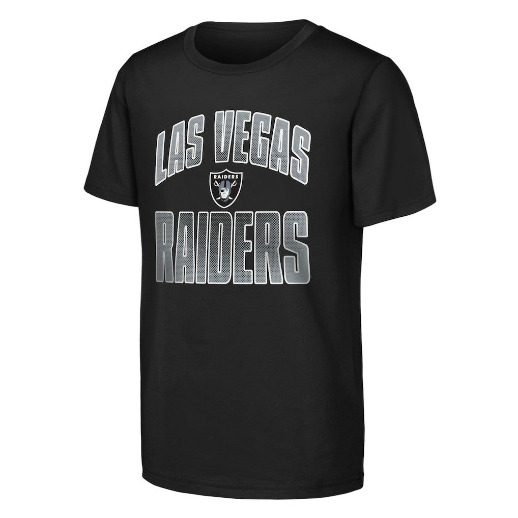 Las Vegas Raiders Outerstuff Youth Never Quit 2-Pack T-Shirt Set - Black sale