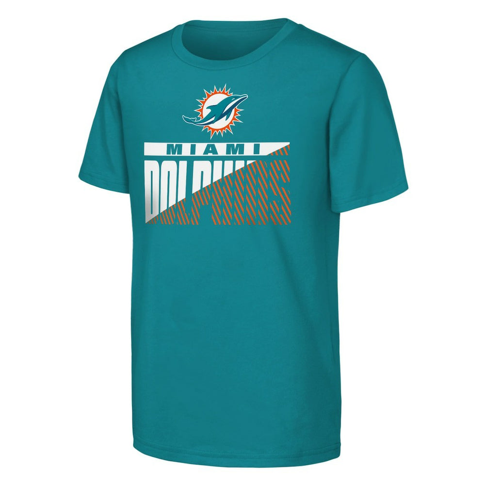 Miami Dolphins Outerstuff Youth Never Quit 2-Pack T-Shirt Set - Aqua cheap