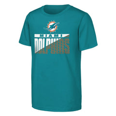 Miami Dolphins Outerstuff Youth Never Quit 2-Pack T-Shirt Set - Aqua cheap