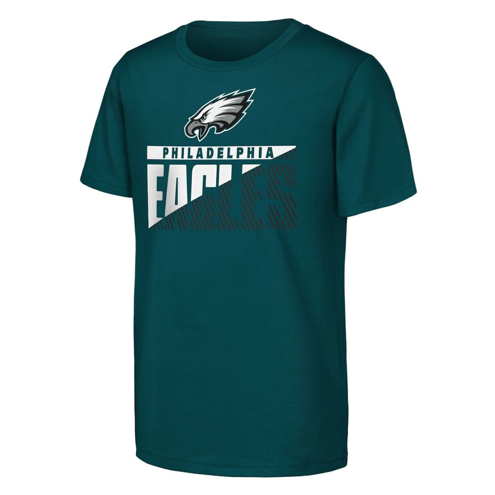 Philadelphia Eagles Outerstuff Youth Never Quit 2-Pack T-Shirt Set - Midnight Green sale