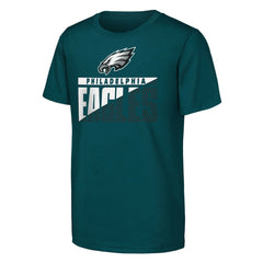 Philadelphia Eagles Outerstuff Youth Never Quit 2-Pack T-Shirt Set - Midnight Green sale