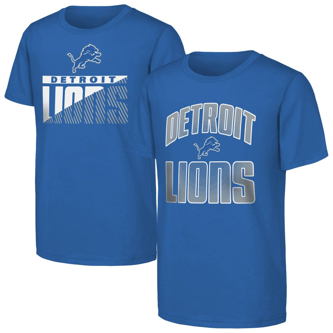 Detroit Lions Outerstuff Youth Never Quit 2-Pack T-Shirt Set - Blue for sale