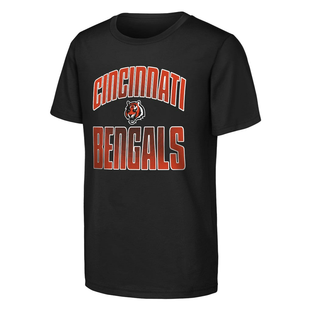 Cincinnati Bengals Outerstuff Youth Never Quit 2-Pack T-Shirt Set - Black cheap