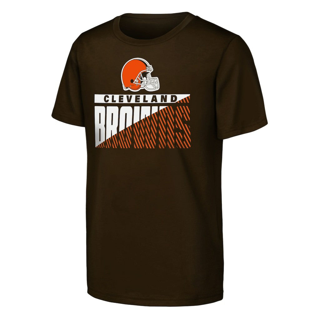 Cleveland Browns Outerstuff Youth Never Quit 2-Pack T-Shirt Set - Brown for sale