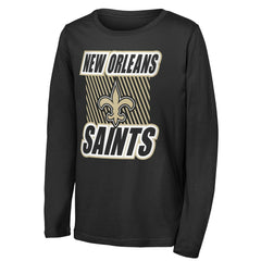 New Orleans Saints Outerstuff Youth Never Settle Long Sleeve T-Shirt - Black online