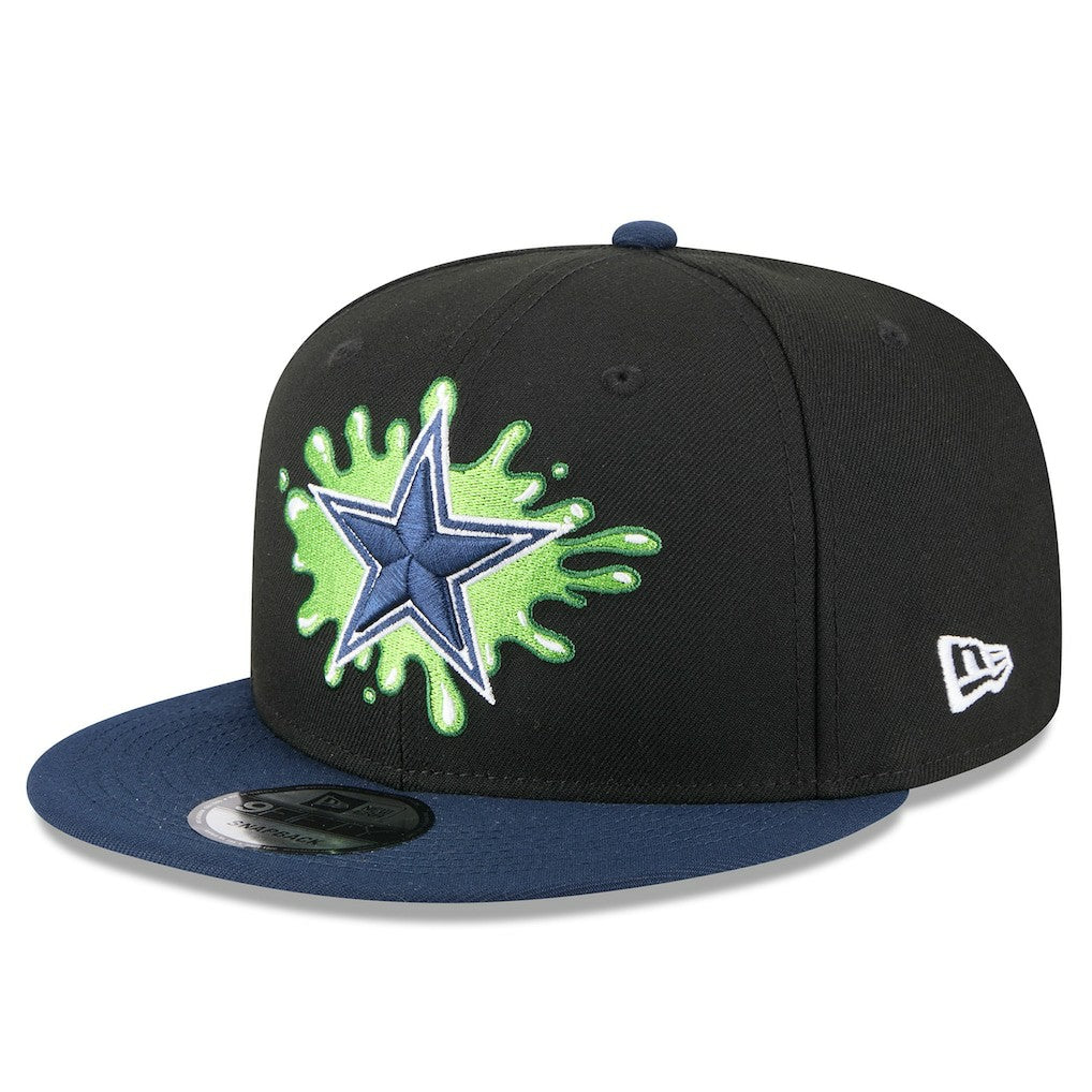 Dallas Cowboys New Era Nickelodeon Slime 9FIFTY Snapback Hat - Black/Navy online