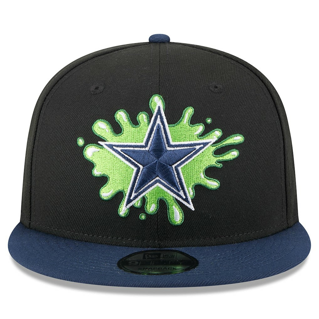 Dallas Cowboys New Era Nickelodeon Slime 9FIFTY Snapback Hat - Black/Navy online