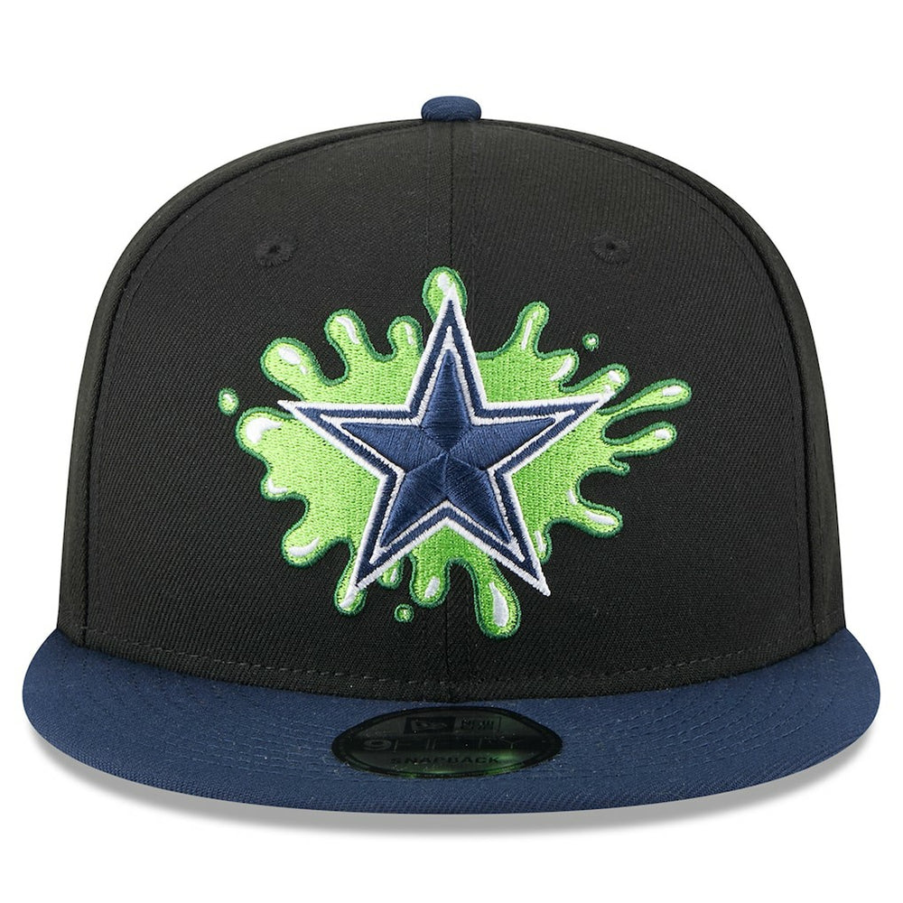 Dallas Cowboys New Era Nickelodeon Slime 9FIFTY Snapback Hat - Black/Navy online