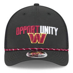 Washington Commanders New Era 2025 Inspire Change 9FORTY M-Crown Adjustable Hat - Black on sale