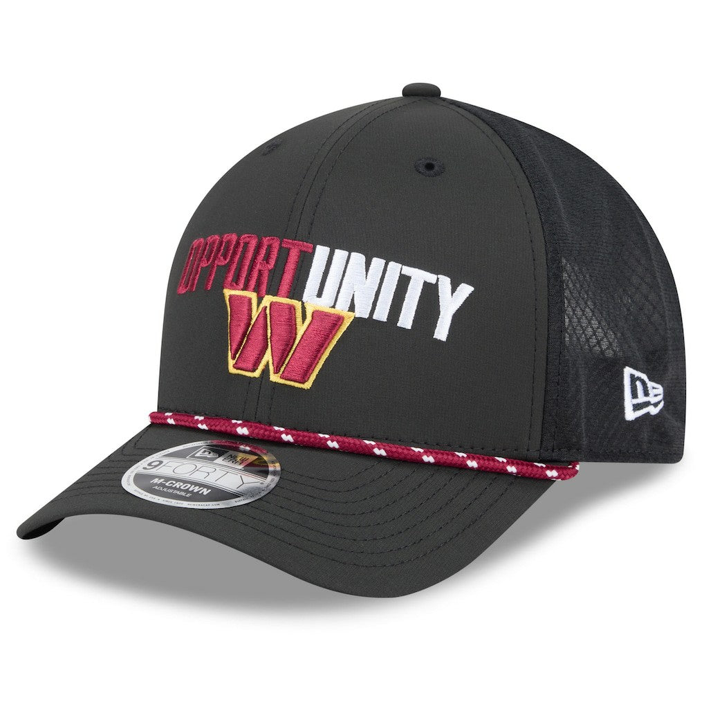 Washington Commanders New Era 2025 Inspire Change 9FORTY M-Crown Adjustable Hat - Black on sale