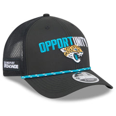 Jacksonville Jaguars New Era 2025 Inspire Change 9FORTY M-Crown Adjustable Hat - Black outlet