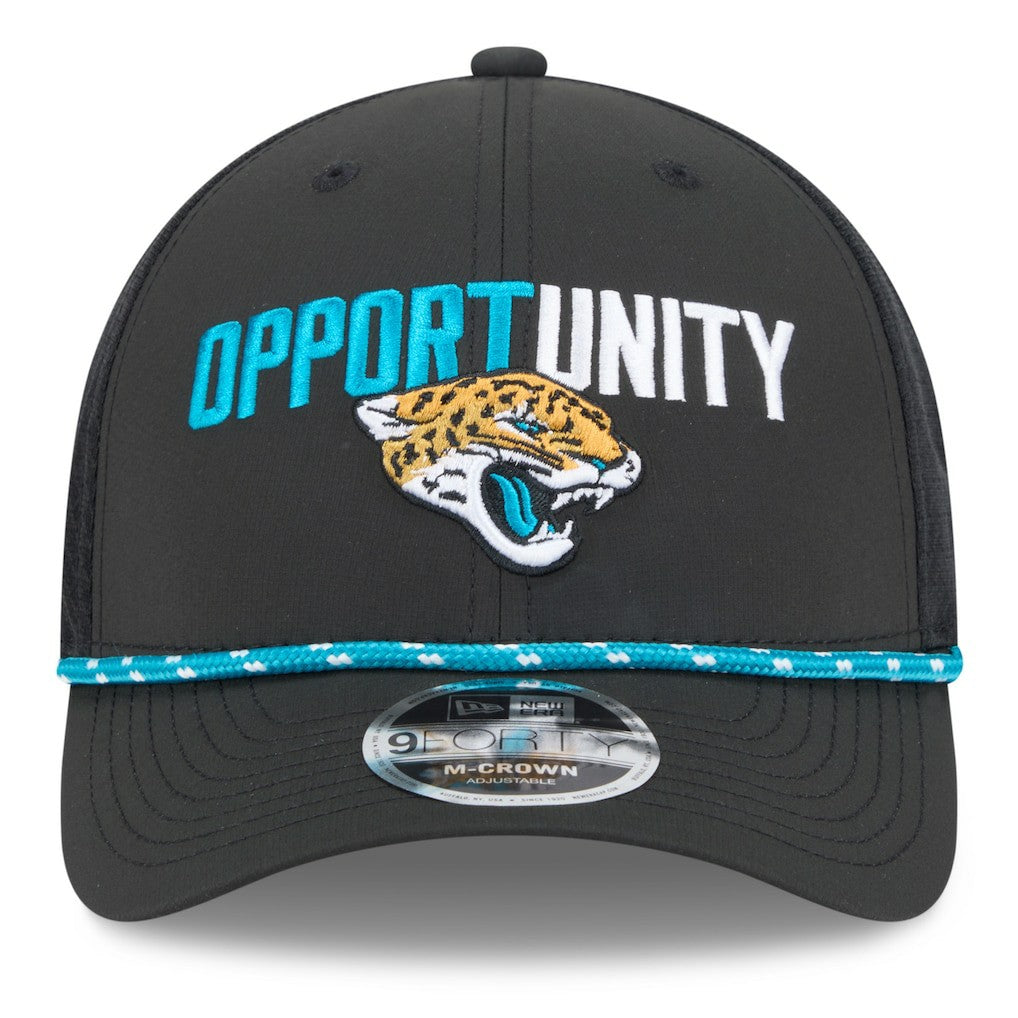 Jacksonville Jaguars New Era 2025 Inspire Change 9FORTY M-Crown Adjustable Hat - Black outlet