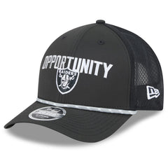 Las Vegas Raiders New Era 2025 Inspire Change 9FORTY M-Crown Adjustable Hat - Black online
