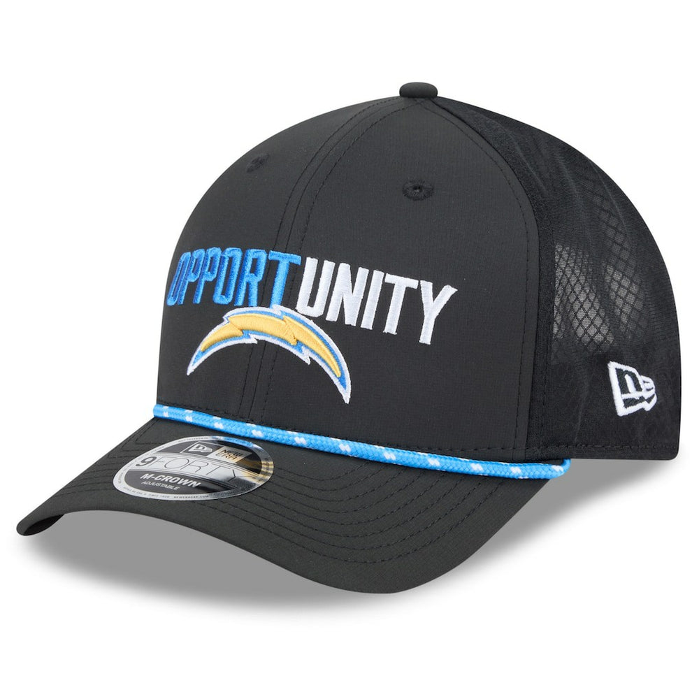 Los Angeles Chargers New Era 2025 Inspire Change 9FORTY M-Crown Adjustable Hat - Black sale