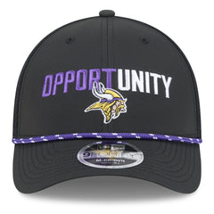 Minnesota Vikings New Era 2025 Inspire Change 9FORTY M-Crown Adjustable Hat - Black sale