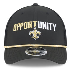 New Orleans Saints New Era 2025 Inspire Change 9FORTY M-Crown Adjustable Hat - Black on sale