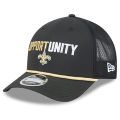 New Orleans Saints New Era 2025 Inspire Change 9FORTY M-Crown Adjustable Hat - Black on sale