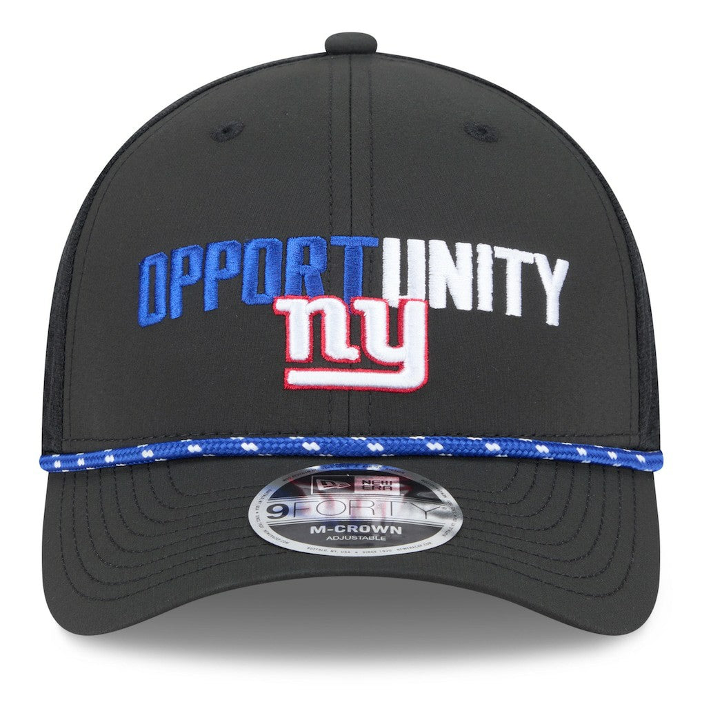 New York Giants New Era 2025 Inspire Change 9FORTY M-Crown Adjustable Hat - Black online