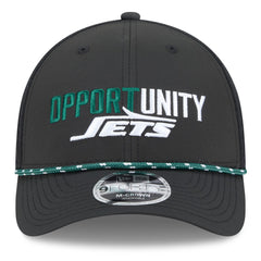 New York Jets New Era 2025 Inspire Change 9FORTY M-Crown Adjustable Hat - Black outlet