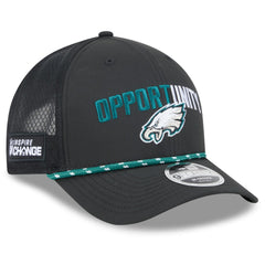 Philadelphia Eagles New Era 2025 Inspire Change 9FORTY M-Crown Adjustable Hat - Black online