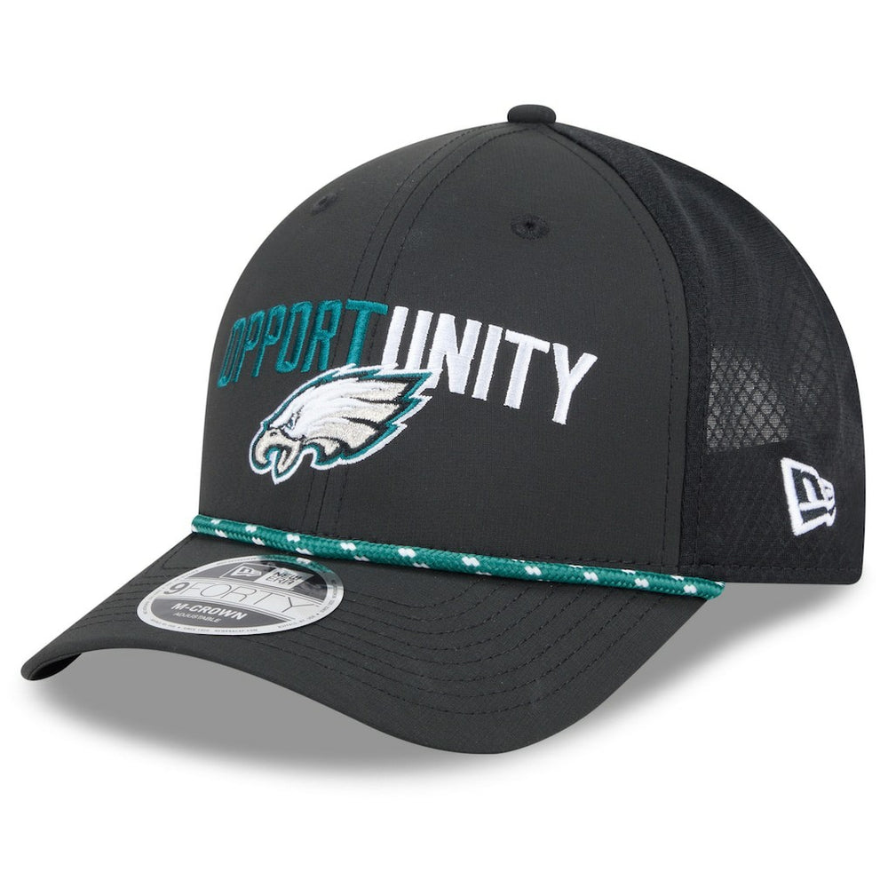 Philadelphia Eagles New Era 2025 Inspire Change 9FORTY M-Crown Adjustable Hat - Black online