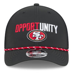 San Francisco 49ers New Era 2025 Inspire Change 9FORTY M-Crown Adjustable Hat - Black discount