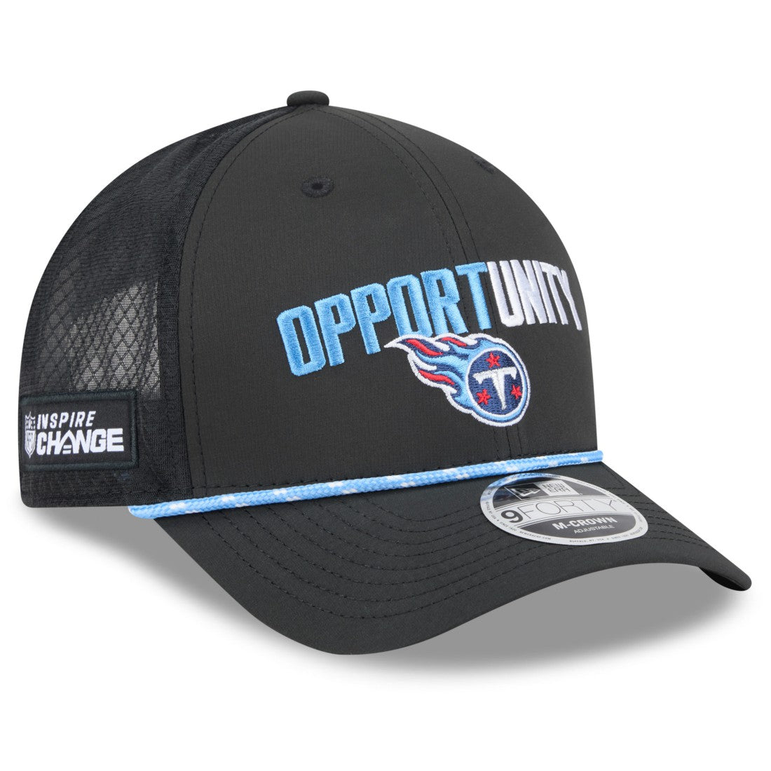 Tennessee Titans New Era 2025 Inspire Change 9FORTY M-Crown Adjustable Hat - Black online