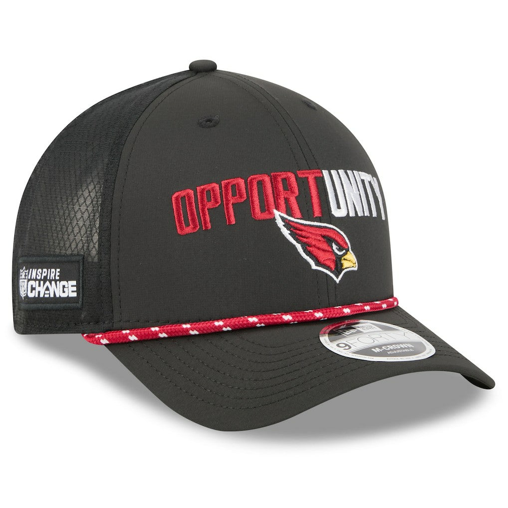 Arizona Cardinals New Era 2025 Inspire Change 9FORTY M-Crown Adjustable Hat - Black online