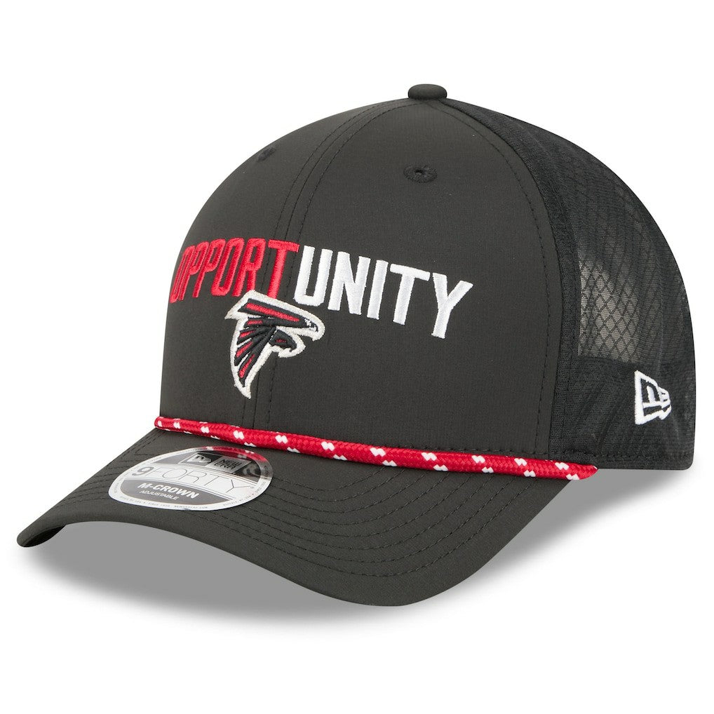 Atlanta Falcons New Era 2025 Inspire Change 9FORTY M-Crown Adjustable Hat - Black online