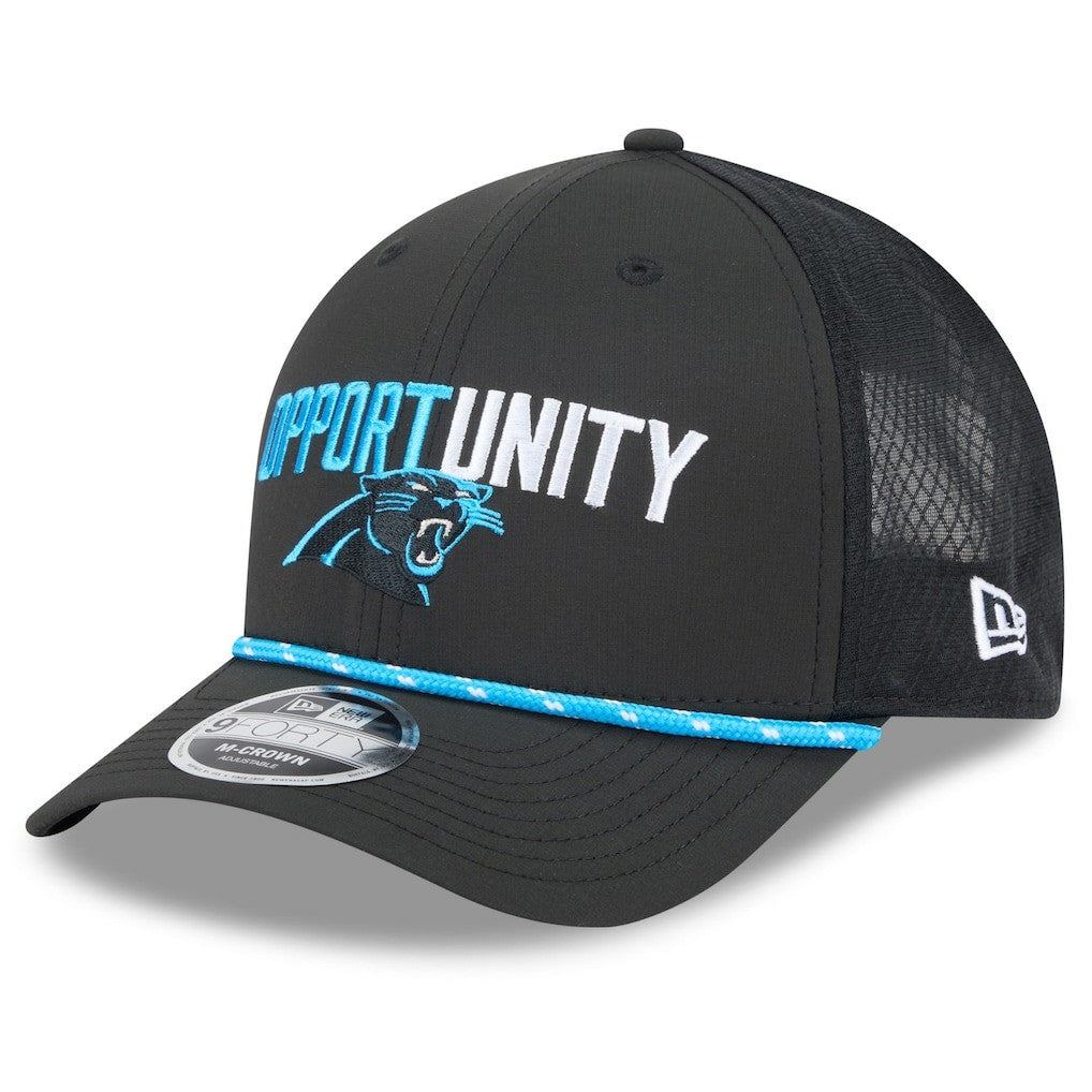 Carolina Panthers New Era 2025 Inspire Change 9FORTY M-Crown Adjustable Hat - Black sale