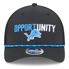 Detroit Lions New Era 2025 Inspire Change 9FORTY M-Crown Adjustable Hat - Black cheap