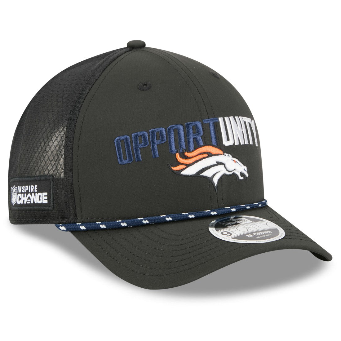 Denver Broncos New Era 2025 Inspire Change 9FORTY M-Crown Adjustable Hat - Black online