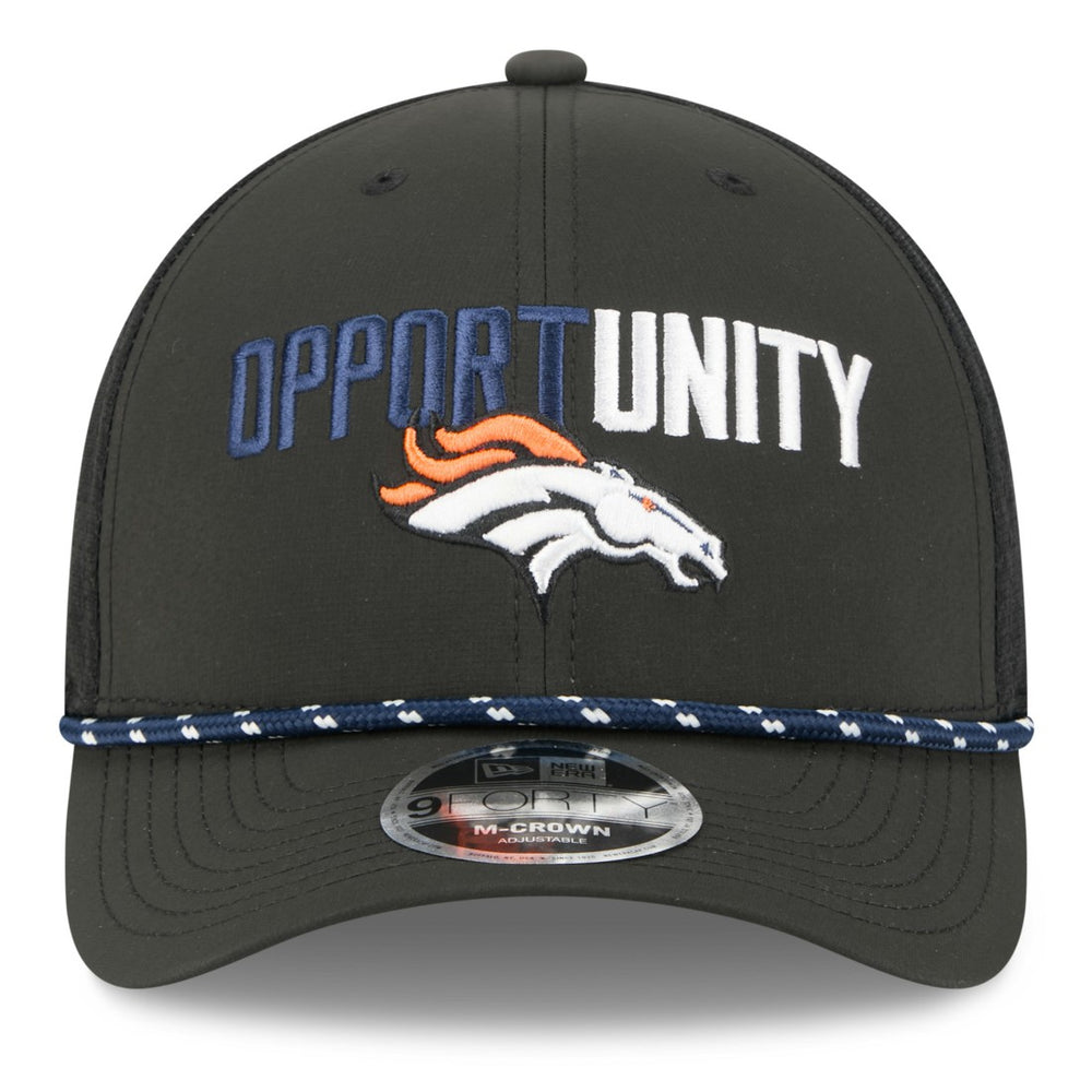Denver Broncos New Era 2025 Inspire Change 9FORTY M-Crown Adjustable Hat - Black online