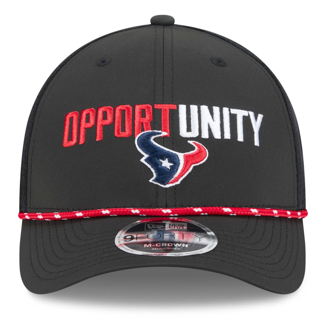 Houston Texans New Era 2025 Inspire Change 9FORTY M-Crown Adjustable Hat - Black sale