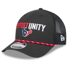 Houston Texans New Era 2025 Inspire Change 9FORTY M-Crown Adjustable Hat - Black sale