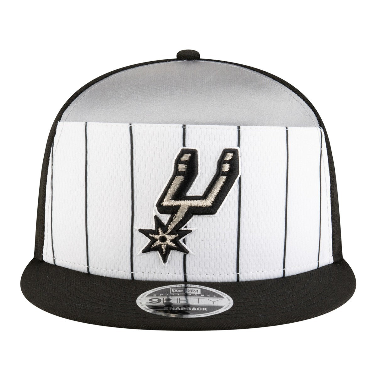 San Antonio Spurs Youth 2025 NBA Tip Off Split Panel 9FIFTY Snapback Hat - White/Black | New Era discount