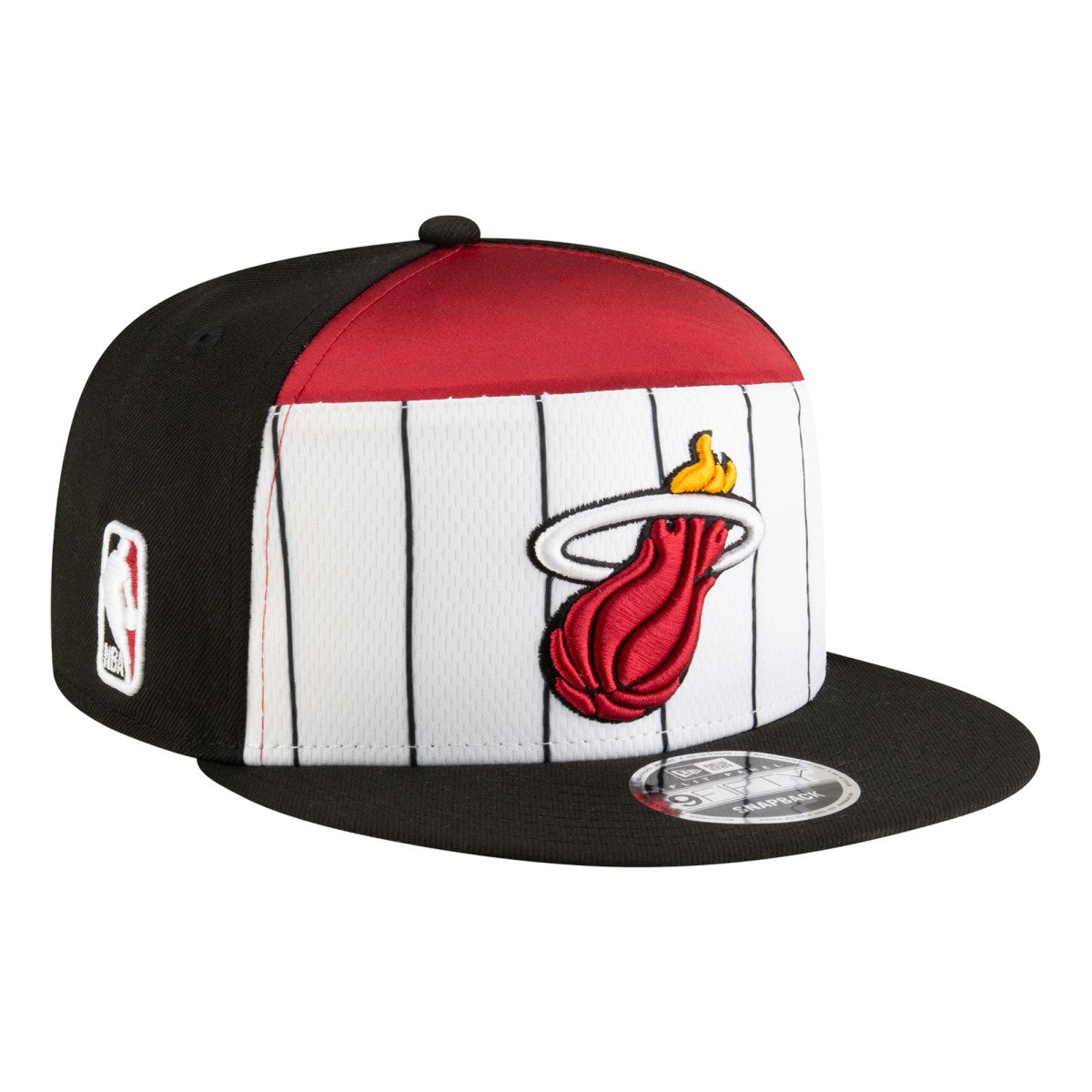 Miami Heat Youth 2025 NBA Tip Off Split Panel 9FIFTY Snapback Hat - White/Black | New Era online