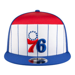 Philadelphia 76ers Youth 2025 NBA Tip Off Split Panel 9FIFTY Snapback Hat - White/Blue | New Era discount