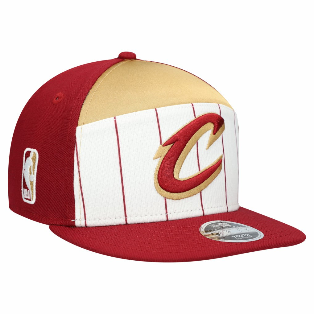 Cleveland Cavaliers Youth 2025 NBA Tip Off Split Panel 9FIFTY Snapback Hat sale - White/Wine | New Era sale
