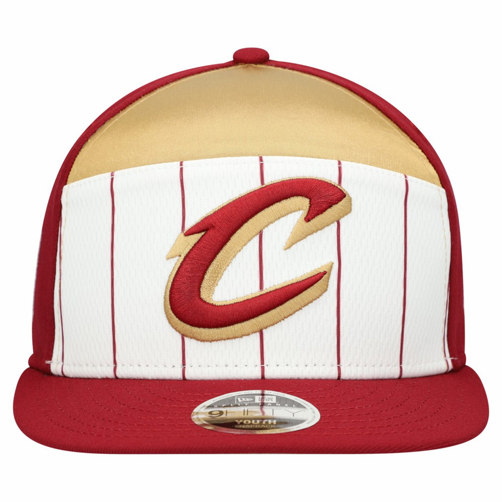 Cleveland Cavaliers Youth 2025 NBA Tip Off Split Panel 9FIFTY Snapback Hat sale - White/Wine | New Era sale